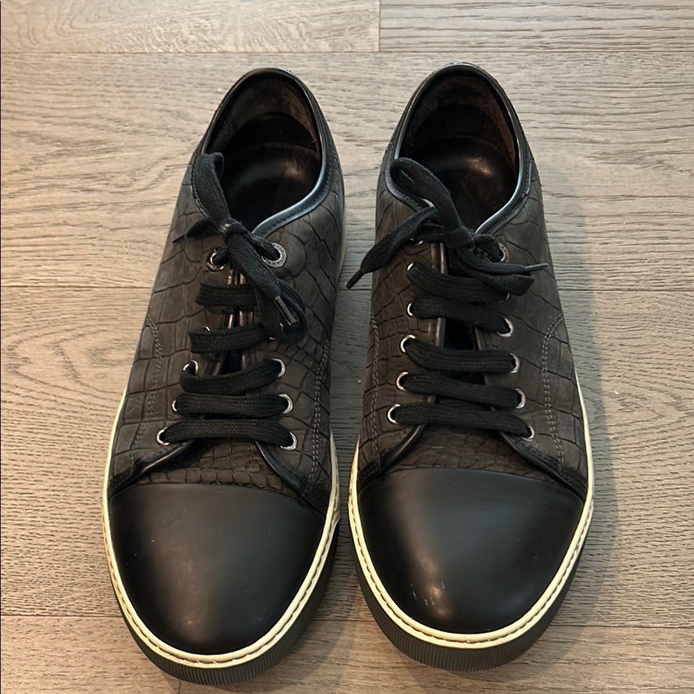 Stylish Black Lanvin Sneakers